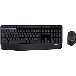 Logitech MK345 Wireless Combo Keyboard and Mouse Black