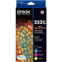 Epson C13T253692 - 252XL Ink Cartridge Value Pack Assorted Colours
