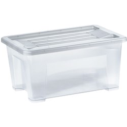 Italplast Plastic Storage Box 3 Litre Stackable Transparent With Handles