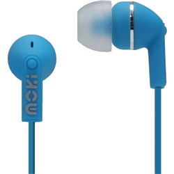 Moki Dots Noise Isolation Earbuds Blue