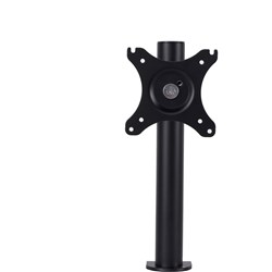Rapid Revolve Monitor Arm Single 408mmH Central Pole 425mm Arm Reach Black