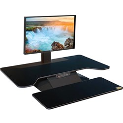 Standesk Pro Electric Desk Top Sit Stand Unit With 3 Button Memory Controller Black