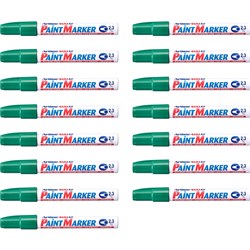 Artline 400Xf Paint Marker Medium Bullet 2.3mm Green Pack Of 15