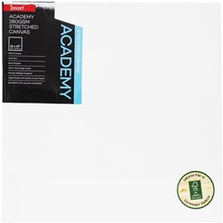 Jasart Canvas Academy 12 x 12 Inch Thin Edge 280gsm Stretched