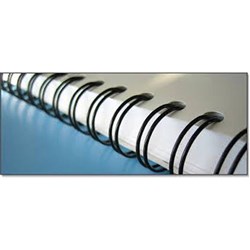 Gold Sovereign Binding Wires 34 Loop 3:1 Pitch 11mm Black Pack of 100