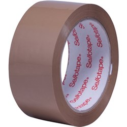 Sellotape 767 Packaging Tape 36mmx75m Hot Melt Adhesive Brown
