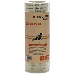 Bibbulmun Office Sticky Tape 18mm x 33m Clear Pack of 8