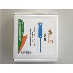 Rediform KRV98B Key Tag Vinyl Blue Service Tag Box 1000
